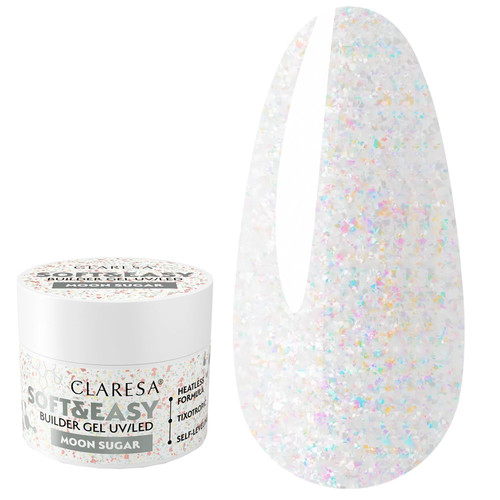 Гель для наращивания CLARESA SOFT&EASY MOON SUGAR 45 г - Фото №1