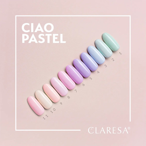 Гель-лак Claresa Ciao,Pastel! 2 нежный мятный 5 мл - Фото №2