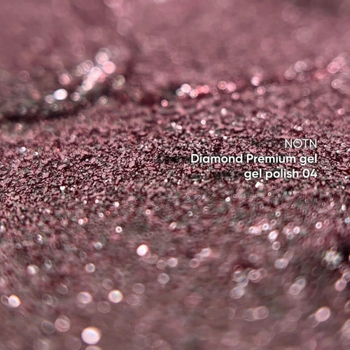 SALE Гель-лак NAILSOFTHENIGHT Diamond Premium gel 04 розовато-золотой 5 мл - Фото №2