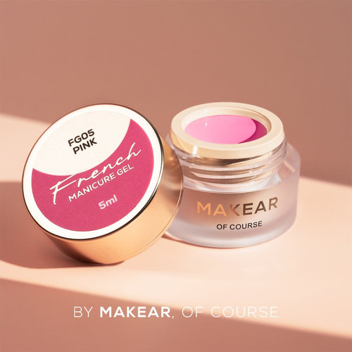Гель-краска Makear French Manicure Gel FG05 Pink 5 мл - Фото №3
