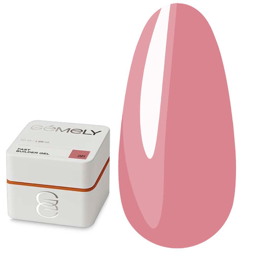 Гель для наращивания GEMELY Fast Builder Gel 21 кремовый розовый 30 мл (7704100) - Фото №1