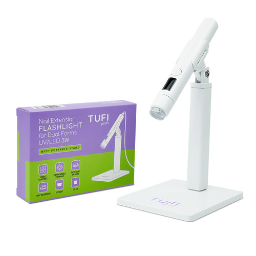 Draagbare UV LED manicurelamp TUFI profi 3W met timer en batterij (0326326) - Фото №1