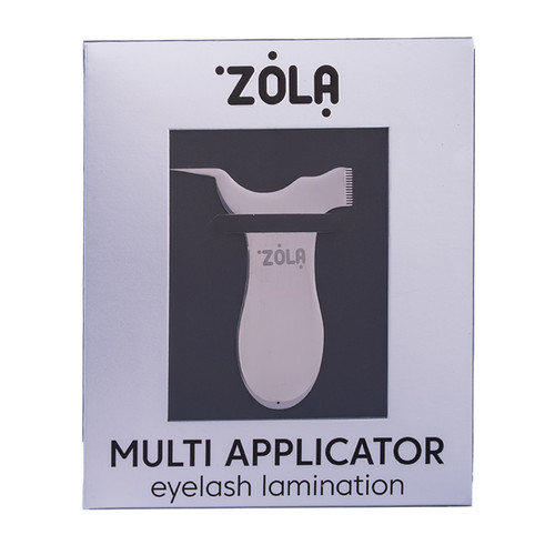 Multifunctionele metalen applicator ZOLA zilver - Фото №2
