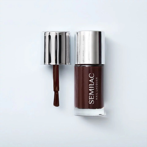 Классический лак для ногтей Semilac Nail Lacquer 111 Espresso 9 мл - Фото №2