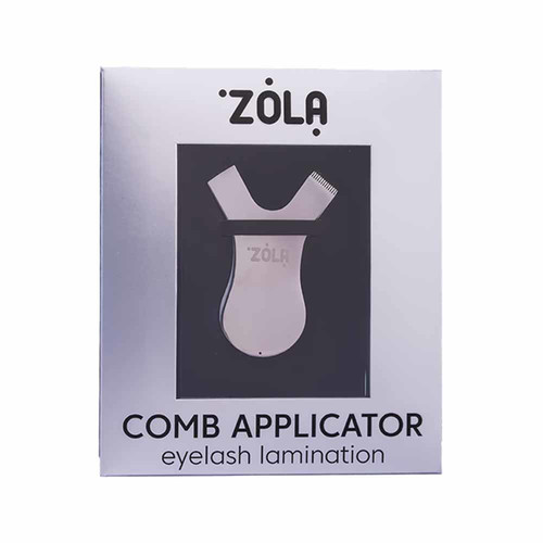 Metalen applicatorkam ZOLA zilver - Фото №3