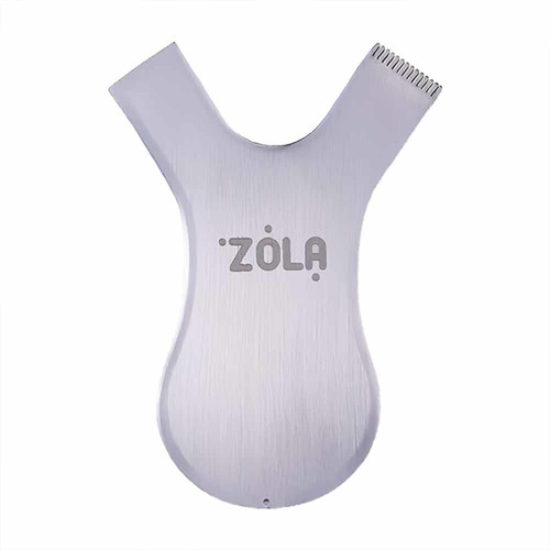 Metalen applicatorkam ZOLA zilver - Фото №1