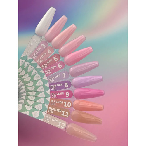 Гель для наращивания YOUARECUTE Builder Gel 7 светлый лиловый 15 мл (995-4856-1357) - Фото №4
