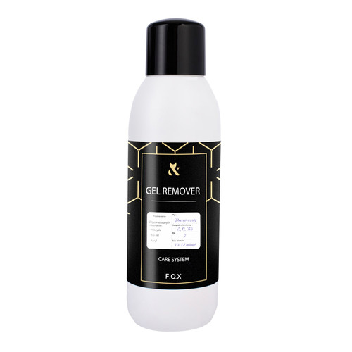 Zmywacz do lakieru żelowego FOX  Gel Remover, 550 ml. SALE