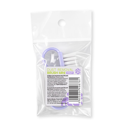 Hand- en nagelborstel TUFI profi Mini Paars (0330815) - Фото №4