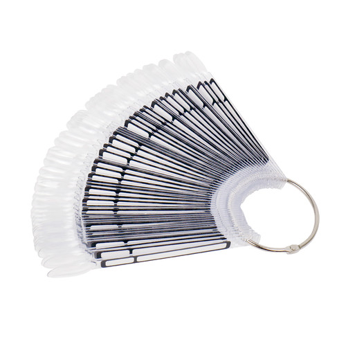 Demonstratietips TUFI profi Ovaal transparant met zwart labelveld 50 stuks (0331017) - Фото №1