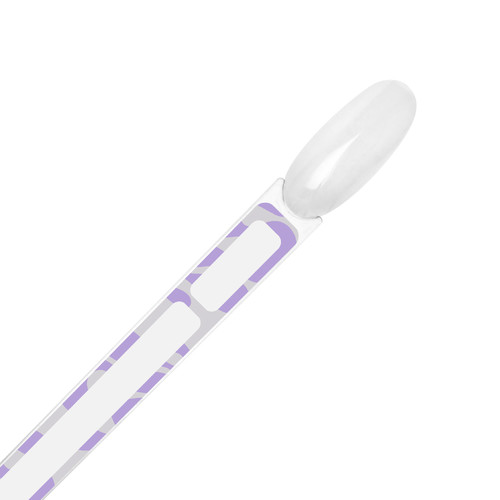 Demonstratietips TUFI profi Ovaal transparant met lavendelkleurig labelveld 50 stuks (0331018) - Фото №2