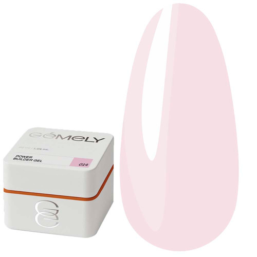 Gel voor extensions GEMELY Power Builder Gel 14 melkroze 30 ml - Фото №1
