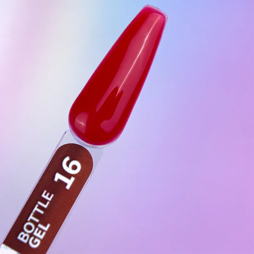 YOUARECUTE Bottle Gel 16 donkerrood 5 ml (994-4011-0960) - Фото №3