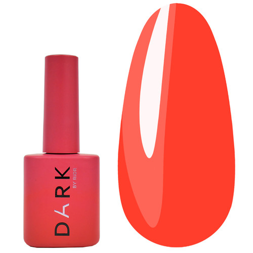 Gellak DARK New collection 105 neon rood-oranje 10 ml - Фото №1
