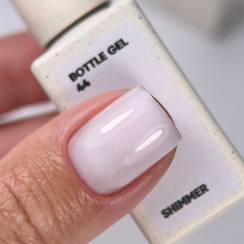 NAILSOFTHEDAY Bottle gel 44 wit met glans 10 ml - Фото №4