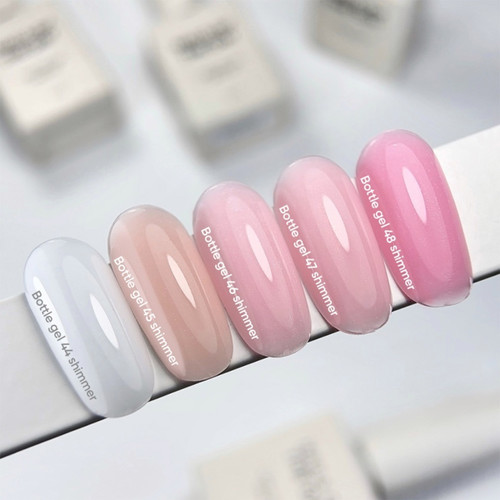 NAILSOFTHEDAY Bottle gel 46 lichtroze met glans 10 ml - Фото №5