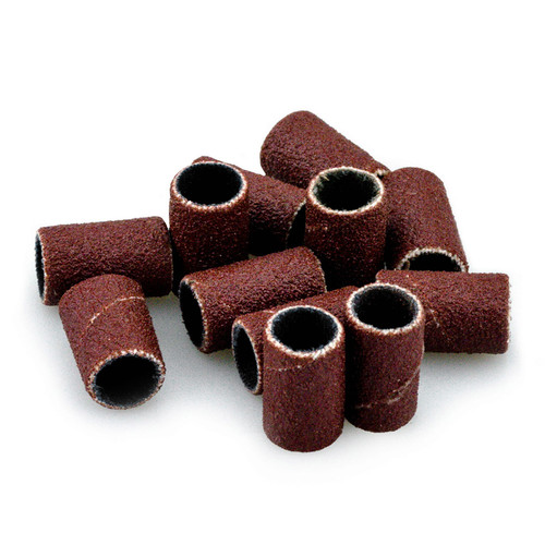 JAAPEE BOX Profico Set zylindrischer Schleifkappen mit Fräser-Mandrel, 240 Grit, 100 Stück - Фото №1