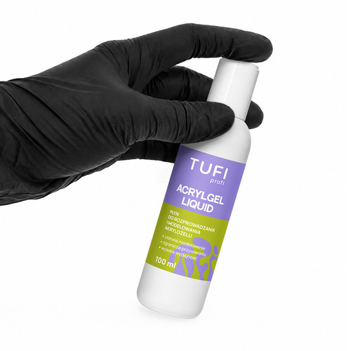Vloeistof voor het werken met polygel en acrylgel TUFI profi ACRYLGEL LIQUID 100 ml - Фото №2