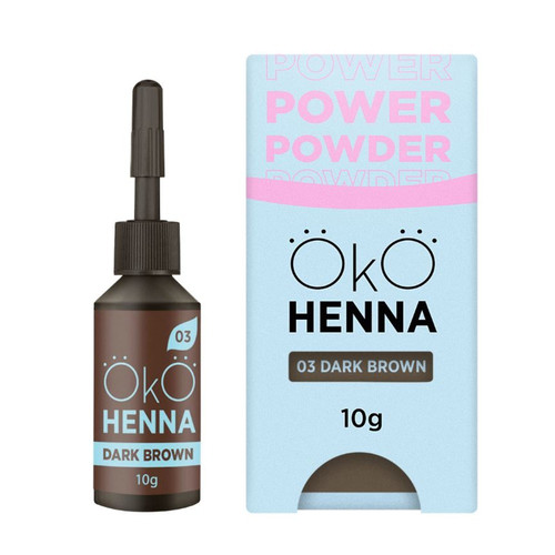SALE Henna do brwi Henna OKO, 03 Dark Brown, 10 g