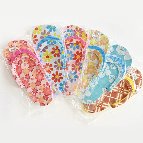 Wegwerpslippers BLING teenslippers gemengde kleuren 1 paar - Фото №2