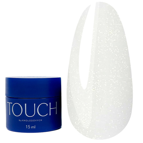 Gel Touch Builder liquid 16 melkachtig met glitters 15 ml - Фото №1
