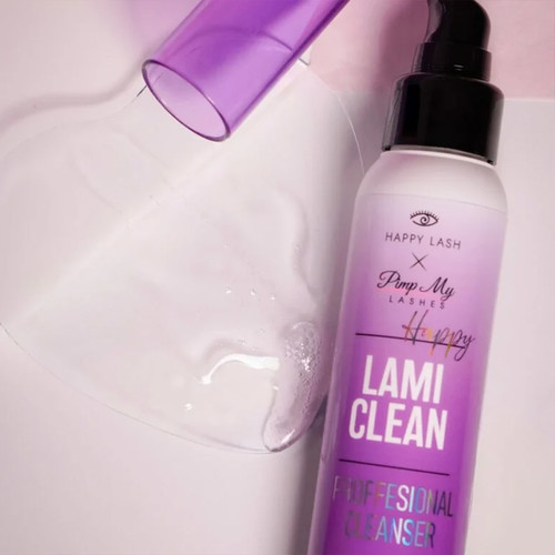 Professionele nazorg voor wimpers en wenkbrauwen na een lamineerbehandeling Pimp My Lashes x HAPPY LASH Happy Lami Clean 100 ml - Фото №2