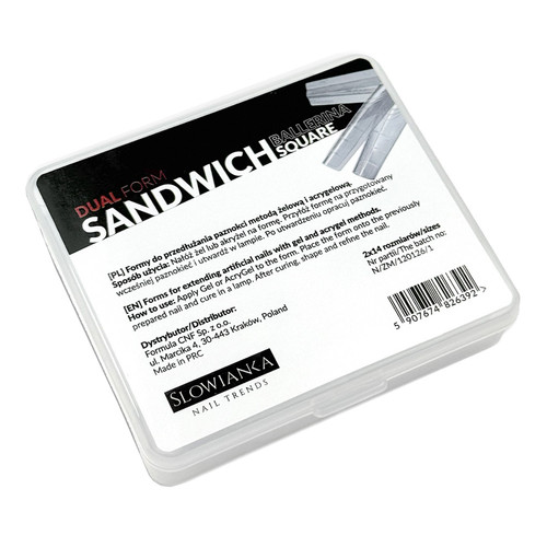 Boven- en ondervormen Slowianka Dual Form Sandwich Ballerina Square - Фото №1
