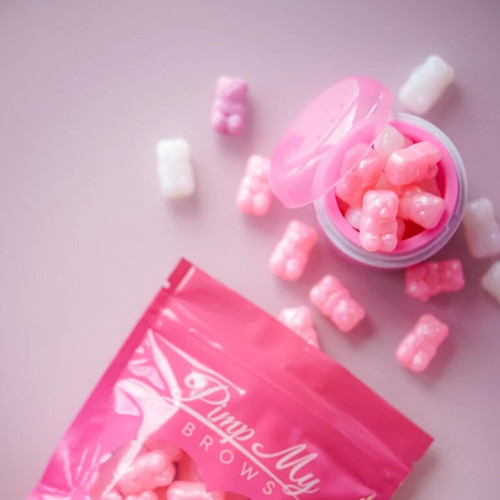 Harde wax Pimp My Brows Flexi Wax roze parels 100 g - Фото №2