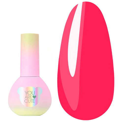 Gel polish YOUARECUTE Color 158 neon pink 5 ml (993-5890-1732) - Фото №1