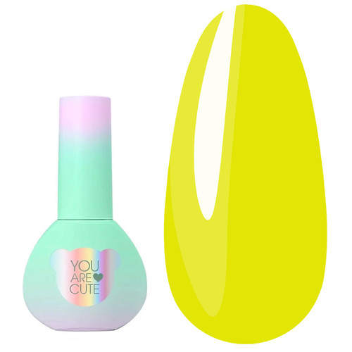 Gel polish YOUARECUTE Color 162 bright neon yellow 5 ml (993-5894-1736) - Фото №1