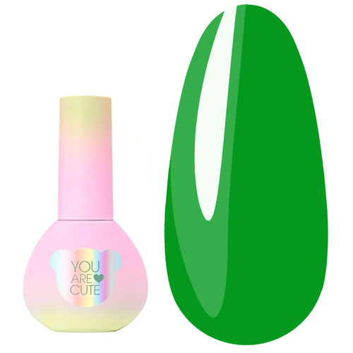 Gel polish YOUARECUTE Color 164 rich neon green 5 ml (993-5896-1738) - Фото №1