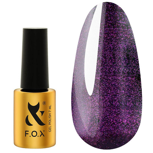 Gellak FOX Cat Eye 012 viooltje 7 ml - Фото №1