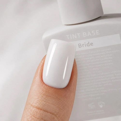 Basis voor nagels HEYLOVE Tint base Bride melkwit 15 ml - Фото №5