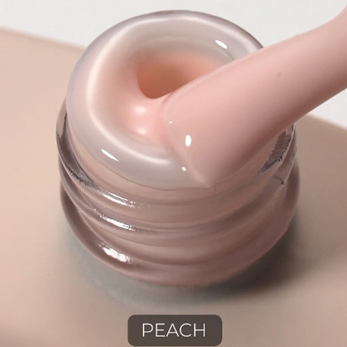 Basis voor nagels HEYLOVE Tint base Peach perzik 15 ml - Фото №2