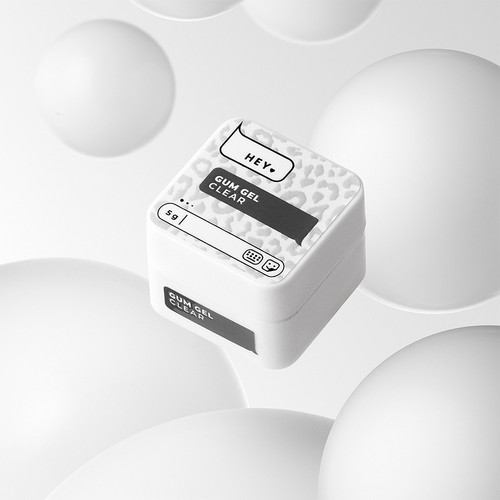 Gelgom voor ontwerp HEYLOVE Gum Gel Clear 5 g - Фото №4