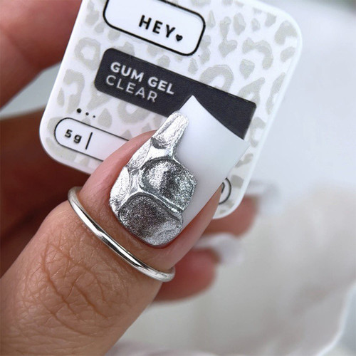Gelgom voor ontwerp HEYLOVE Gum Gel Clear 5 g - Фото №5