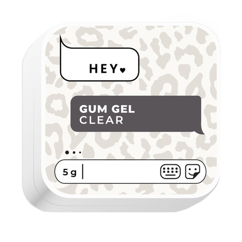 Gelgom voor ontwerp HEYLOVE Gum Gel Clear 5 g - Фото №1