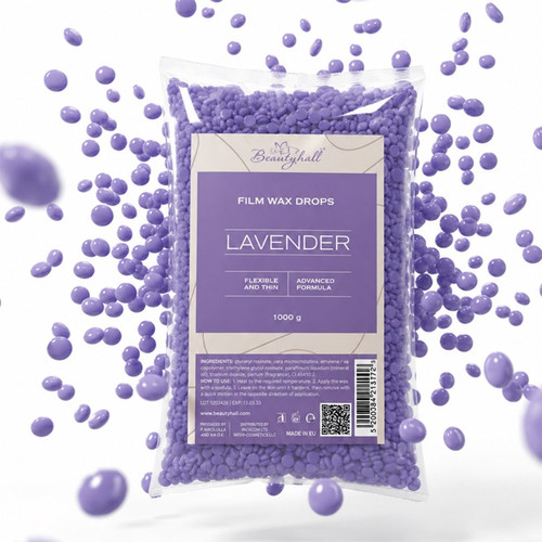Filmwasgranulaat Beautyhall Hot Film Wax Lavander 1 kg - Фото №3