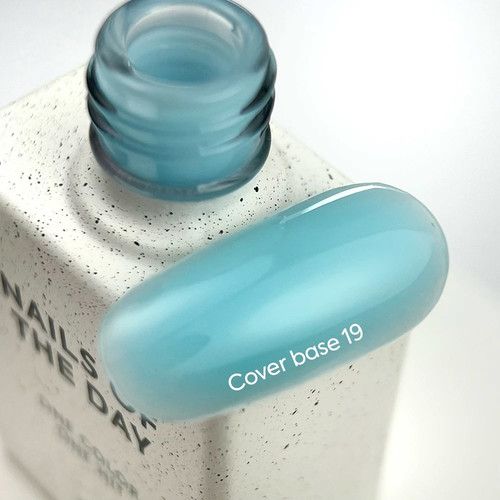 NAILSOFTHEDAY Cover Base NIEUW Formula 19 lichtblauwe 10 ml - Фото №3