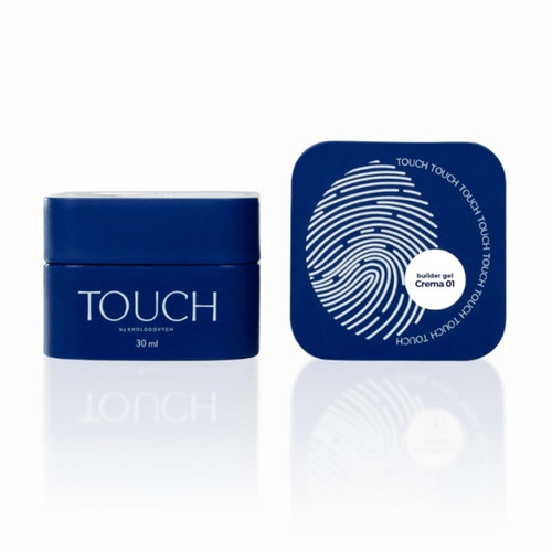 Gel voor extensions TOUCH Builder gel Crema 01 melkachtig 30 ml - Фото №5