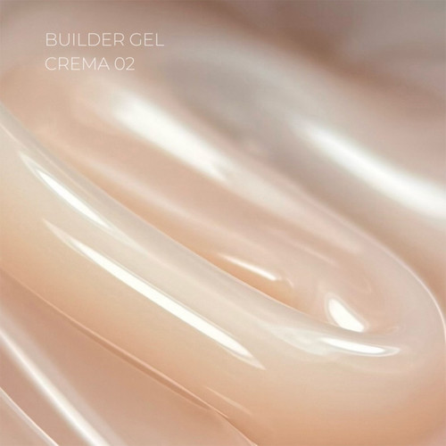 Gel voor extensions TOUCH Builder gel Crema 02 melkbeige 30 ml - Фото №2