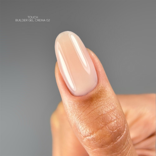 Gel voor extensions TOUCH Builder gel Crema 02 melkbeige 30 ml - Фото №3