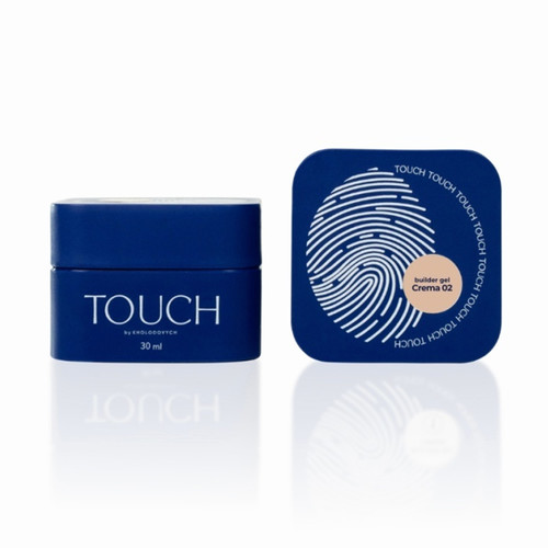 Gel voor extensions TOUCH Builder gel Crema 02 melkbeige 30 ml - Фото №5