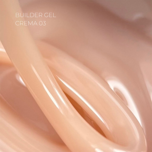 Gel voor extensions TOUCH Builder gel Crema 03 lichtbeige 30 ml - Фото №2