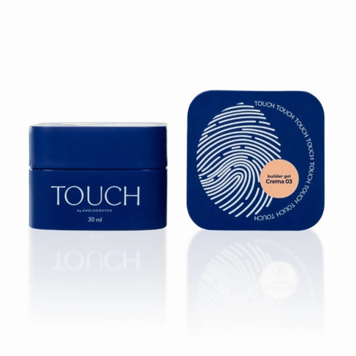 Gel voor extensions TOUCH Builder gel Crema 03 lichtbeige 30 ml - Фото №5