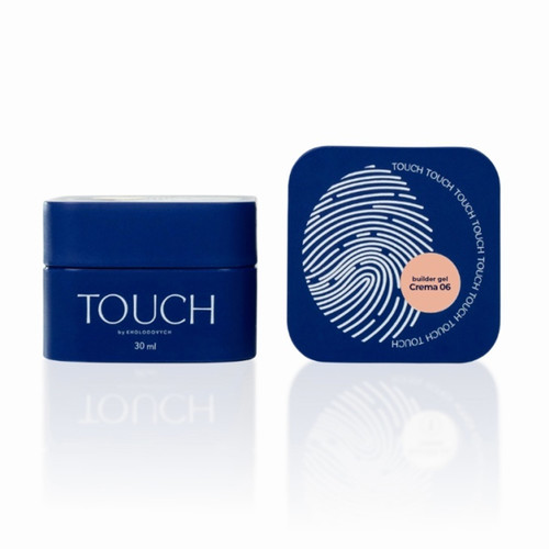 Gel voor extensions TOUCH Builder gel Crema 06 beige-perzik 30 ml - Фото №5
