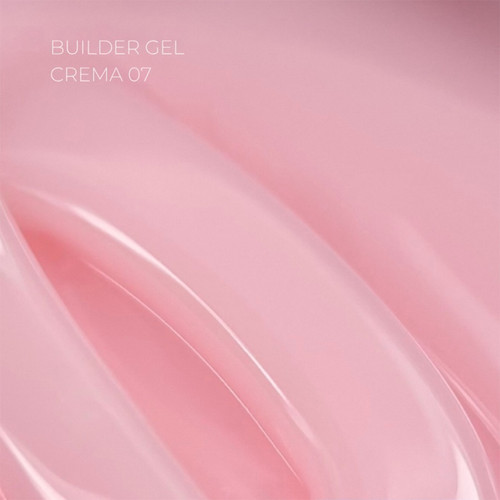 Gel voor extensions TOUCH Builder gel Crema 07 melkroze 30 ml - Фото №2