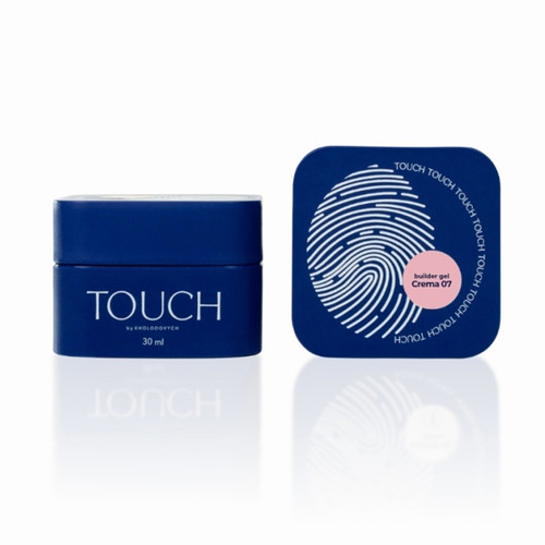Gel voor extensions TOUCH Builder gel Crema 07 melkroze 30 ml - Фото №5