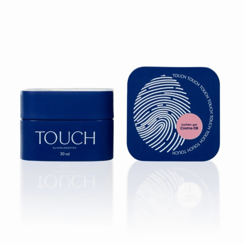 Gel for extensions TOUCH Builder gel Crema 08 light pink 30 ml - Фото №5