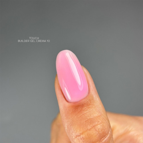 Gel voor extensions TOUCH Builder gel Crema 10 felroze 30 ml - Фото №3